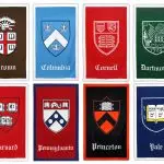 Grid of Banners of Each Ivy League School